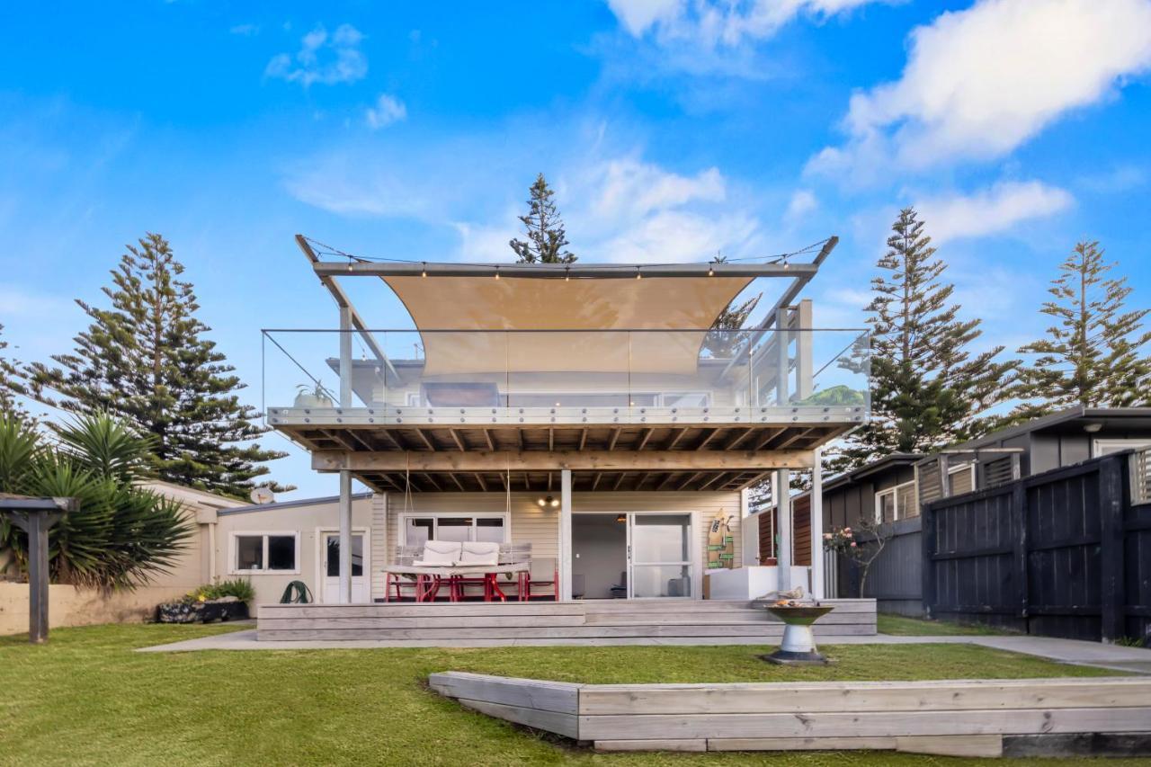 Taranaki Beach House - Great Sea Views Villa Waitara Dış mekan fotoğraf